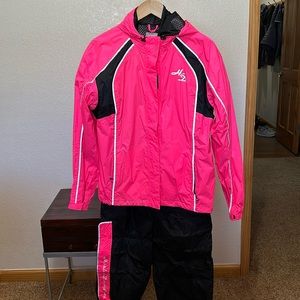 Harley Davidson, rain jacket and bibs size large